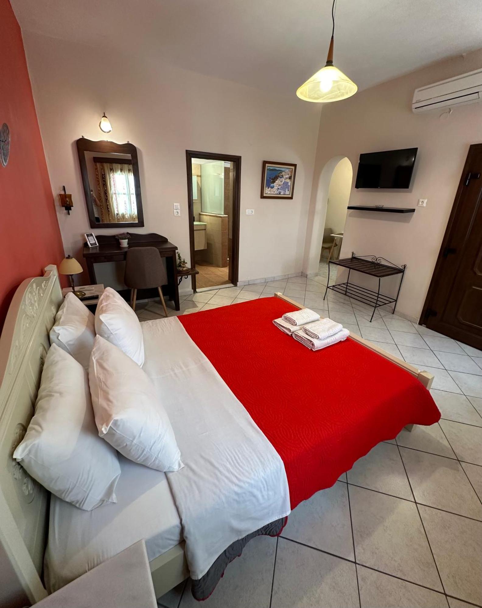 Pansion Zaharoula Hotell Fira  Exteriör bild