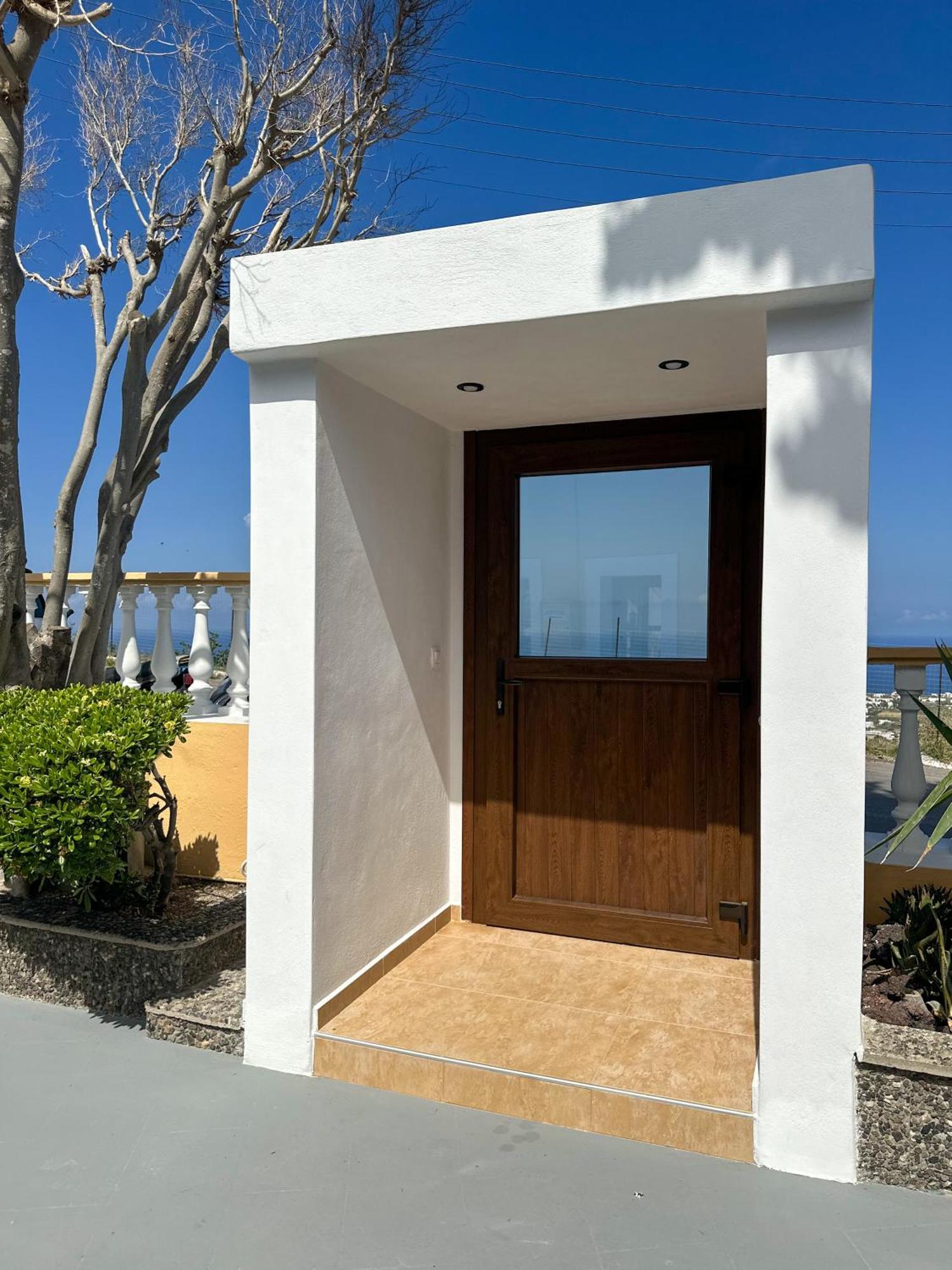 Pansion Zaharoula Hotell Fira  Exteriör bild